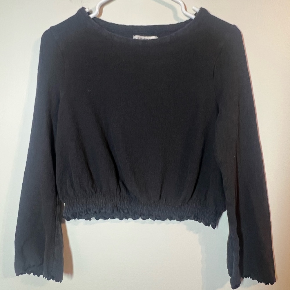 Madewell Thread and Texture Top, sz Small